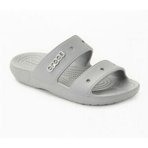 Crocs Men’s Gray Classic Sandal Comfort Slide Slip On Sz 13